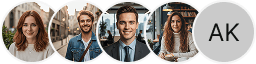 Multiple investor profile avatars on Crown Vaultio trading review block